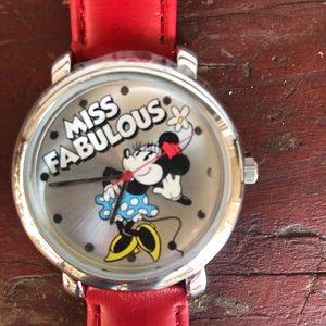 COLLECTORS EDITION 1980 VINTAGE MINNIE MOUSE WATCH
